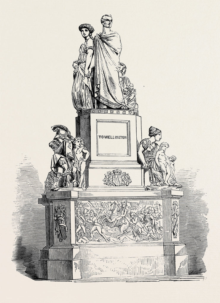 Detail of Prize Models for the Wellington Monument: Fourth Premium £200 Chev. Dupre Florence by Anonymous