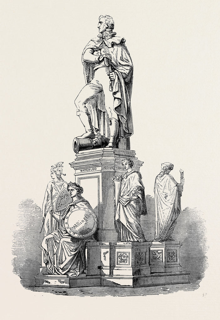 Detail of Prize Models for the Wellington Monument: No. 21 Premium £100 Herr Hahnel Dresden by Anonymous