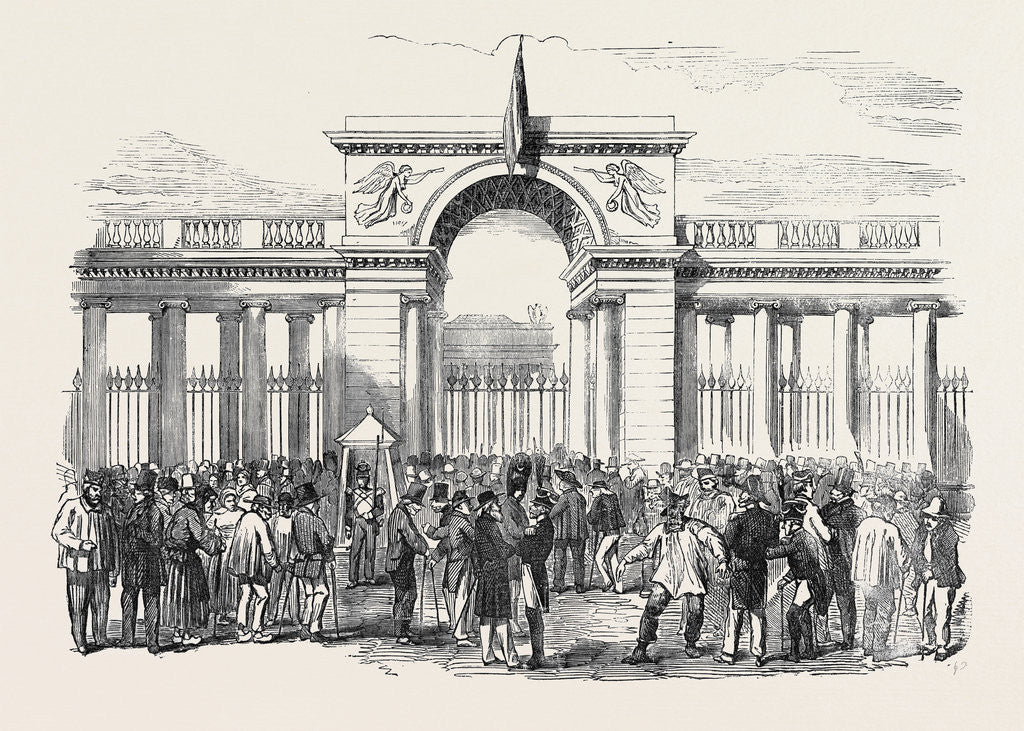 Detail of Distribution of the St. Helena Medal to the Old Soldiers of the Empire at Paris by Anonymous