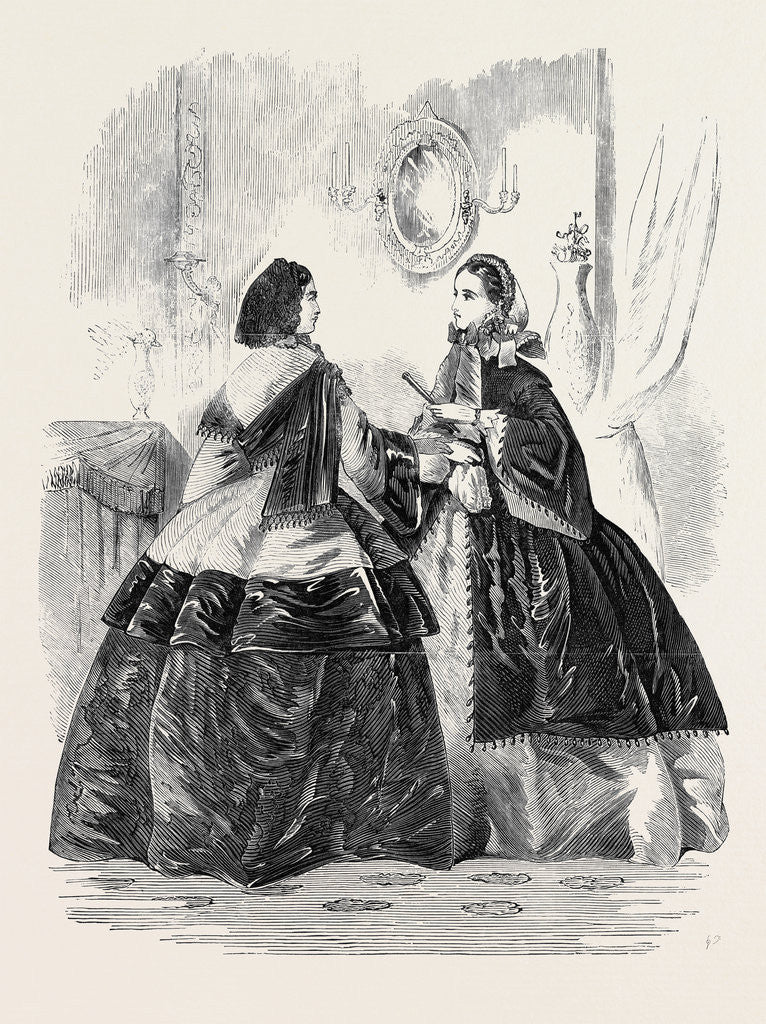 Detail of Fashions for October by Anonymous