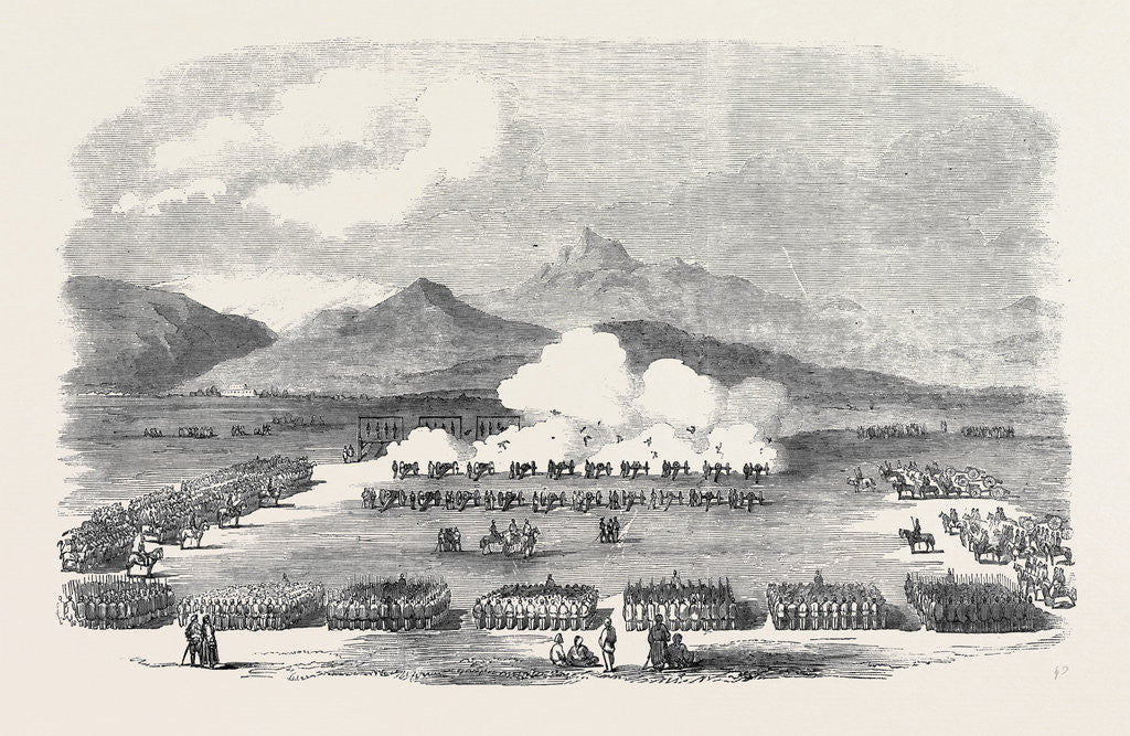 Detail of Execution of Mutineers at Peshawur: Blowing from the Guns by Anonymous