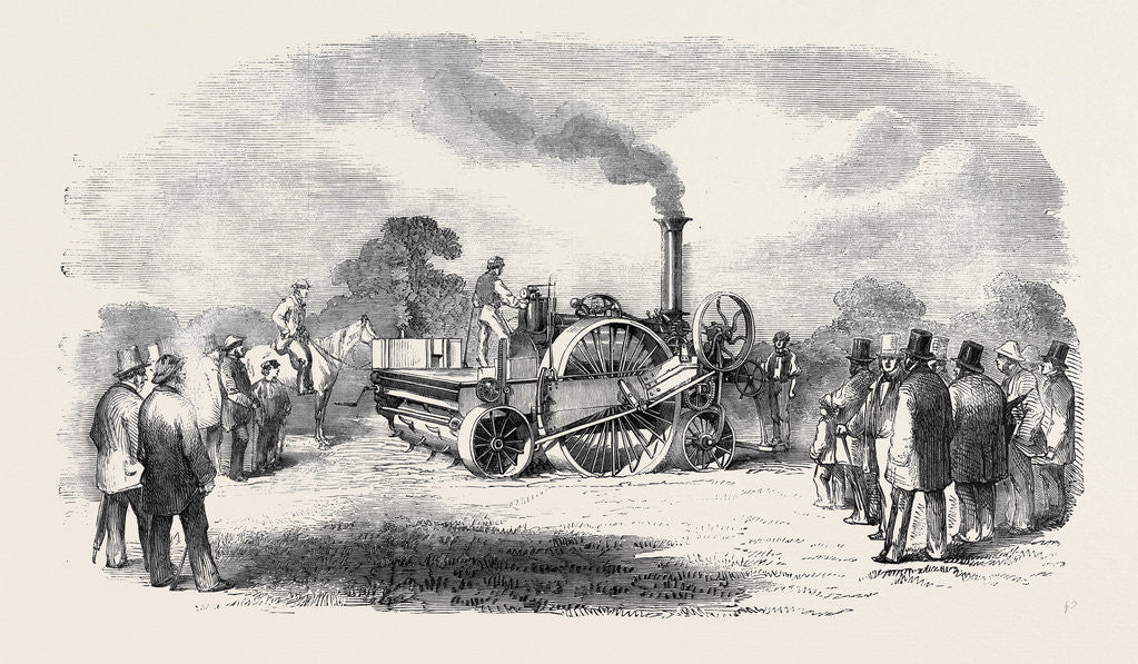 Detail of Steam Cultivation: Crosskill's Romaine Cultivator by Anonymous