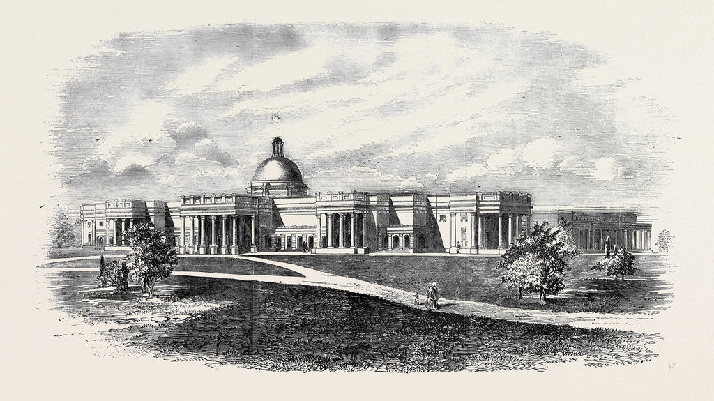 Detail of The Thomason Civil Engineering College at Agra by Anonymous