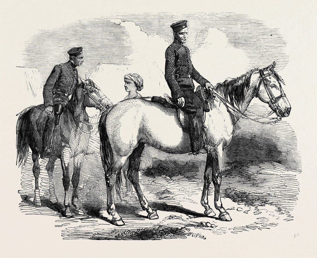 Detail of Photograph in the Camp of the Persian Force by Anonymous