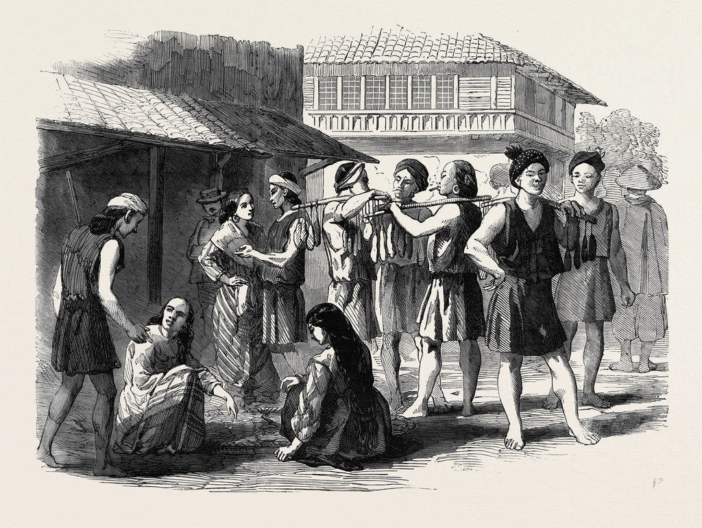 Detail of The Meat Market at Manilla. by Anonymous