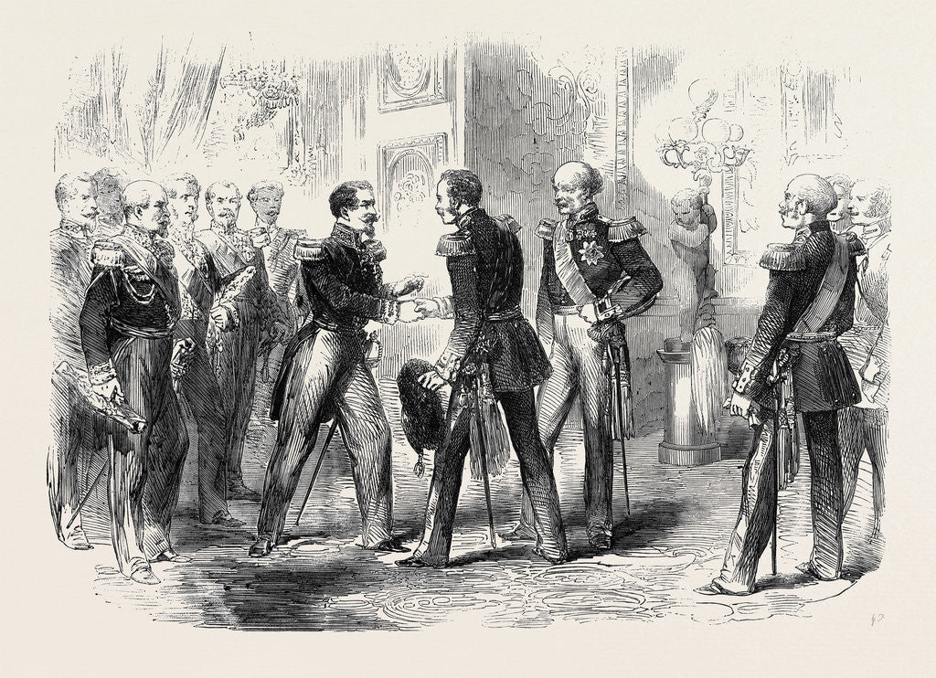 Detail of Meeting of the Emperor of the French and the Emperor of Russia at Stuttgart by Anonymous