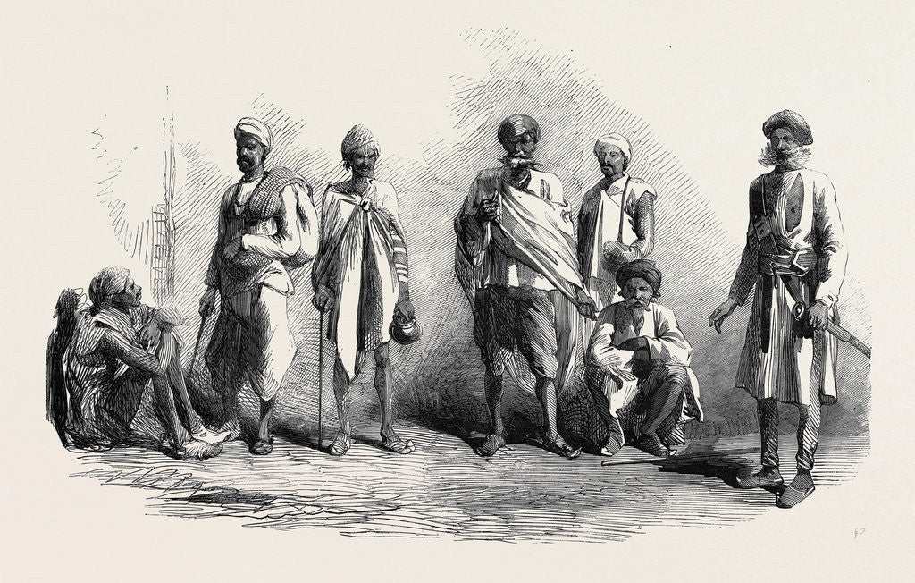 Detail of Hindoo Thugs and Poisoners from a Drawing by Mr. W. Carpenter Jun. by Anonymous