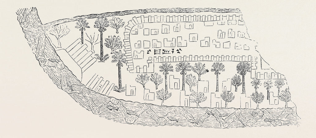 Detail of The River Ulai and Shushan the Palace by Anonymous