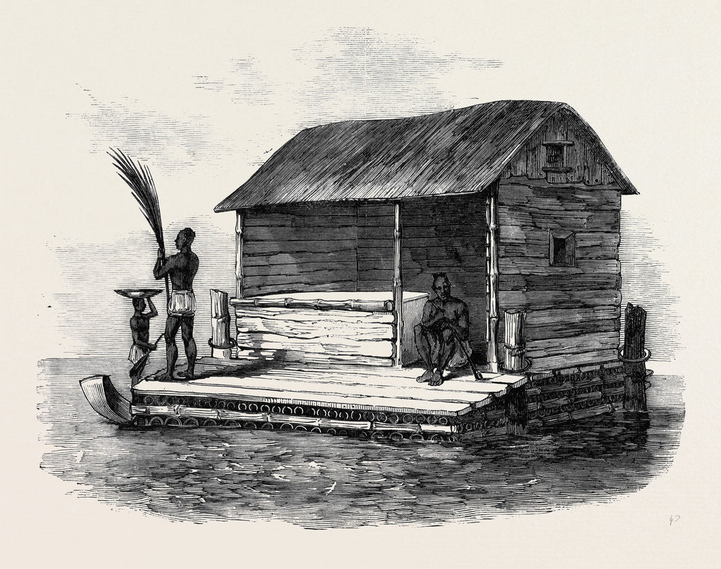 Detail of Siamese Bamboo Hut. by Anonymous