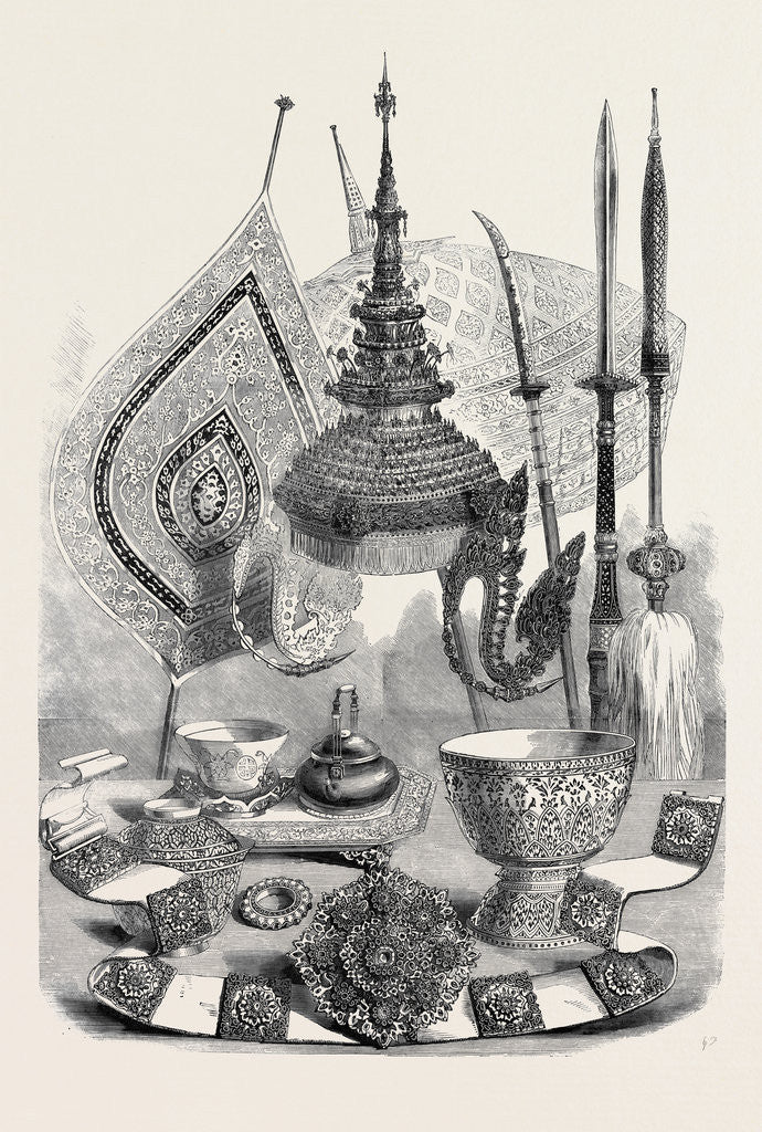 Detail of Presents from the Kings of Siam to Queen Victoria by Anonymous