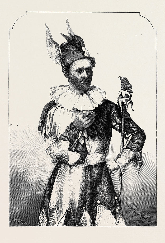 Detail of Mr. Compton of the Theatre Royal Haymarket As Touchstone by Anonymous