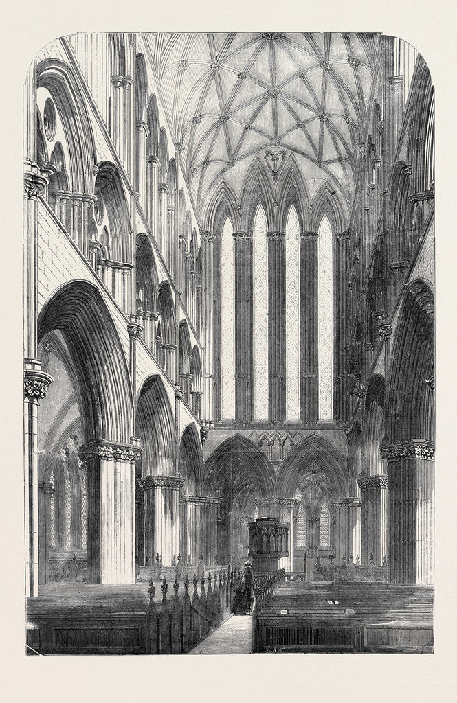 Detail of Glasgow Cathedral Restored by Anonymous
