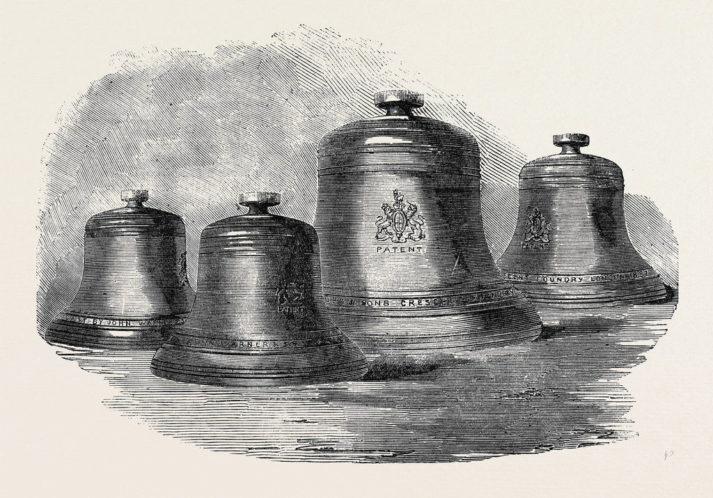 Detail of The Quarter Bells for the Great Clock at Westminster by Anonymous