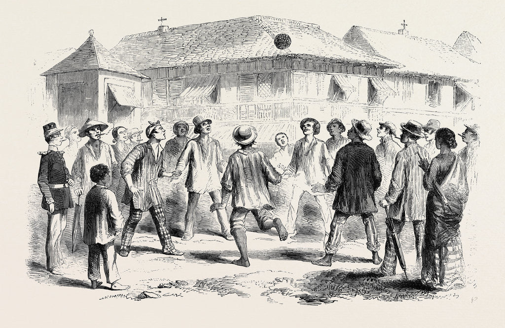 Detail of Football in Manilla by Anonymous