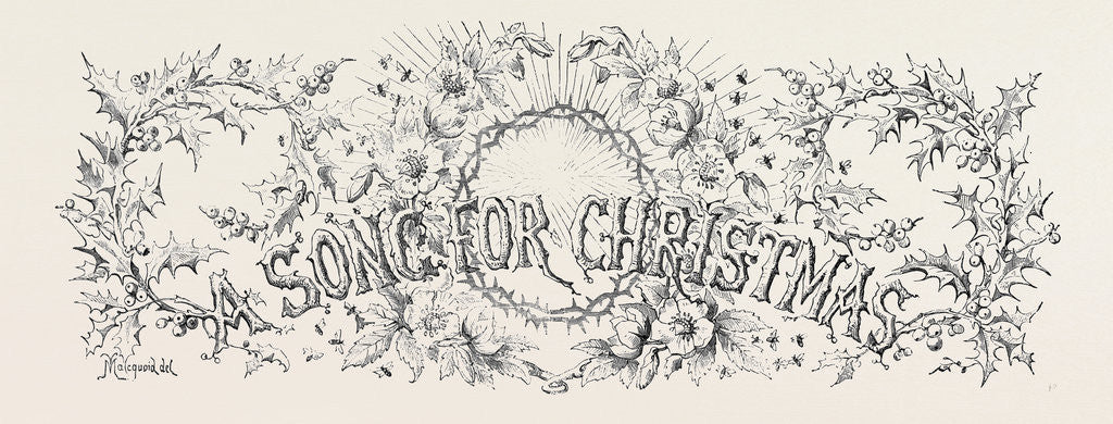 Detail of A Song for Christmas by Anonymous