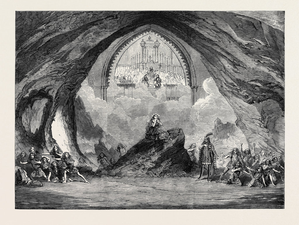 Detail of The Last Scene from the New Opera of Satanella at Covent Garden Theatre by Anonymous