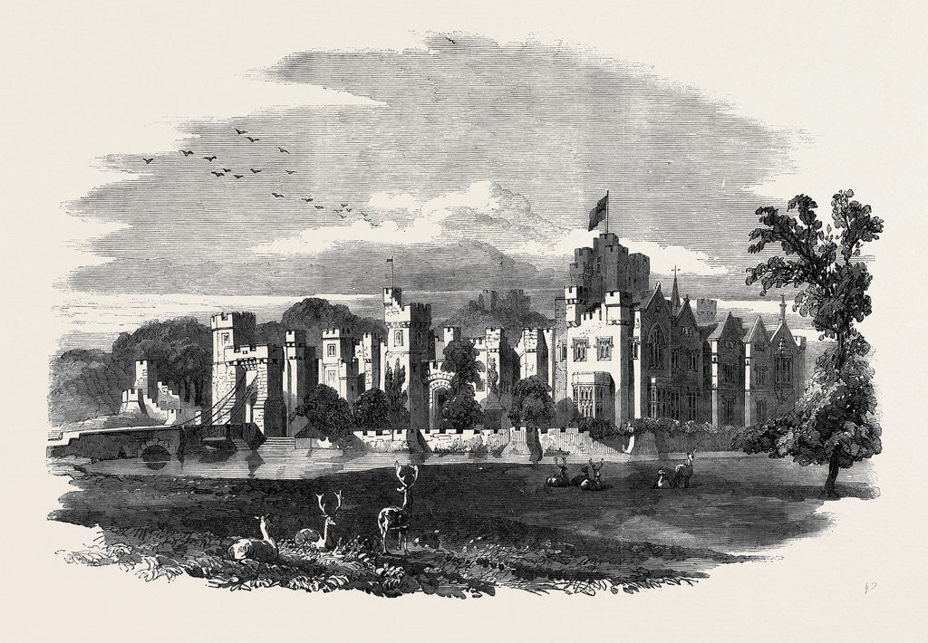 Detail of Bayons Manor Lincolnshire the Seat of the Right Hon. Charles Tennyson D'Eyncourt by Anonymous