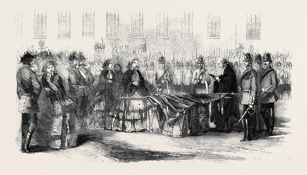 Detail of Presentation of Colours to the 14th Regiment by the Countess of Eglinton by Anonymous