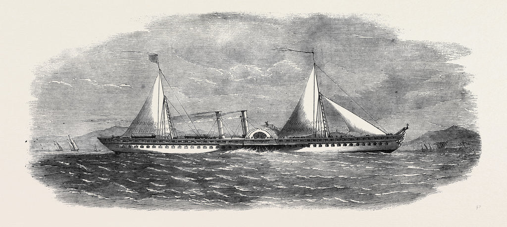 Detail of Steam Pleasure Yacht for the King of Ava by Anonymous