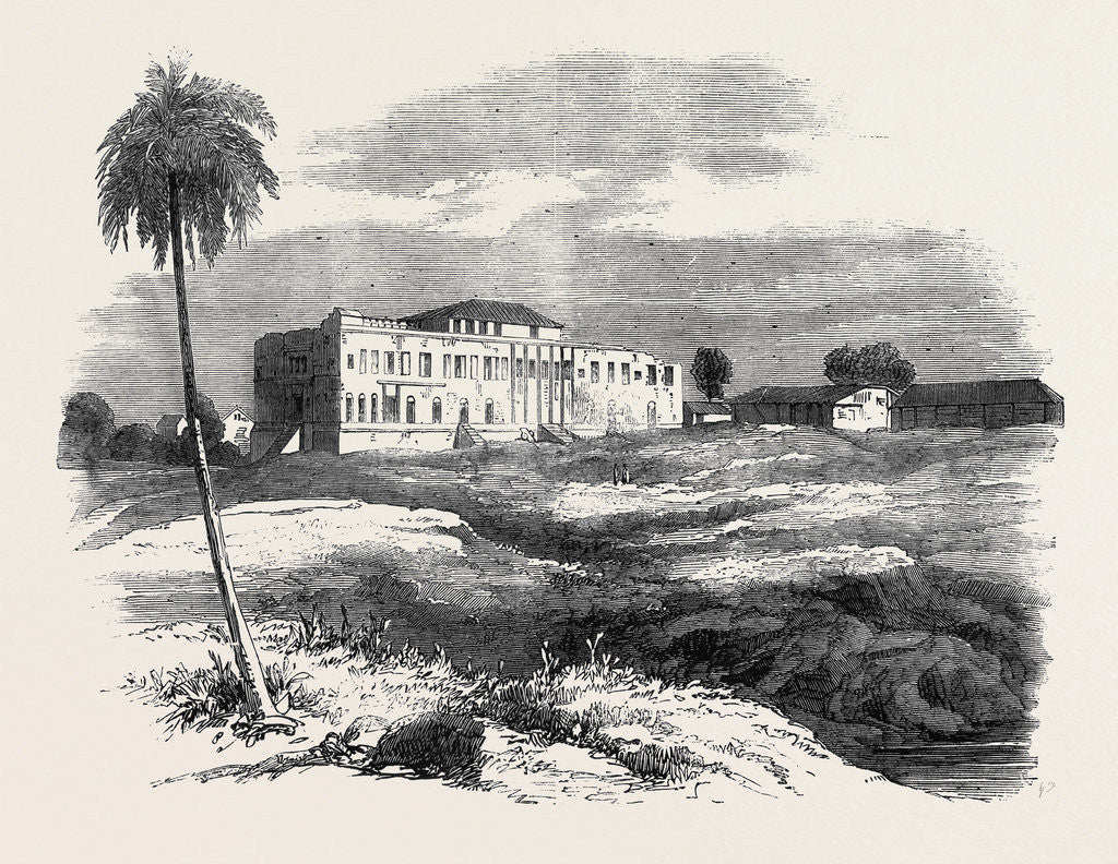 Detail of One of Nana Sahib's Palaces Near Nassick by Anonymous
