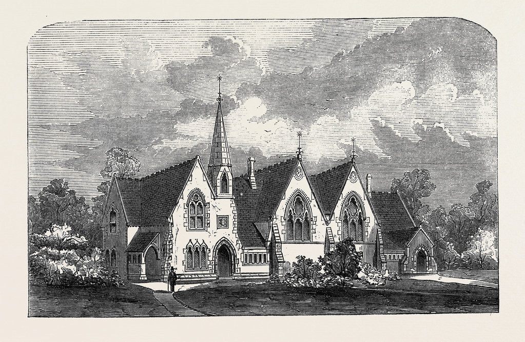 Detail of Bicester National Schools by Anonymous
