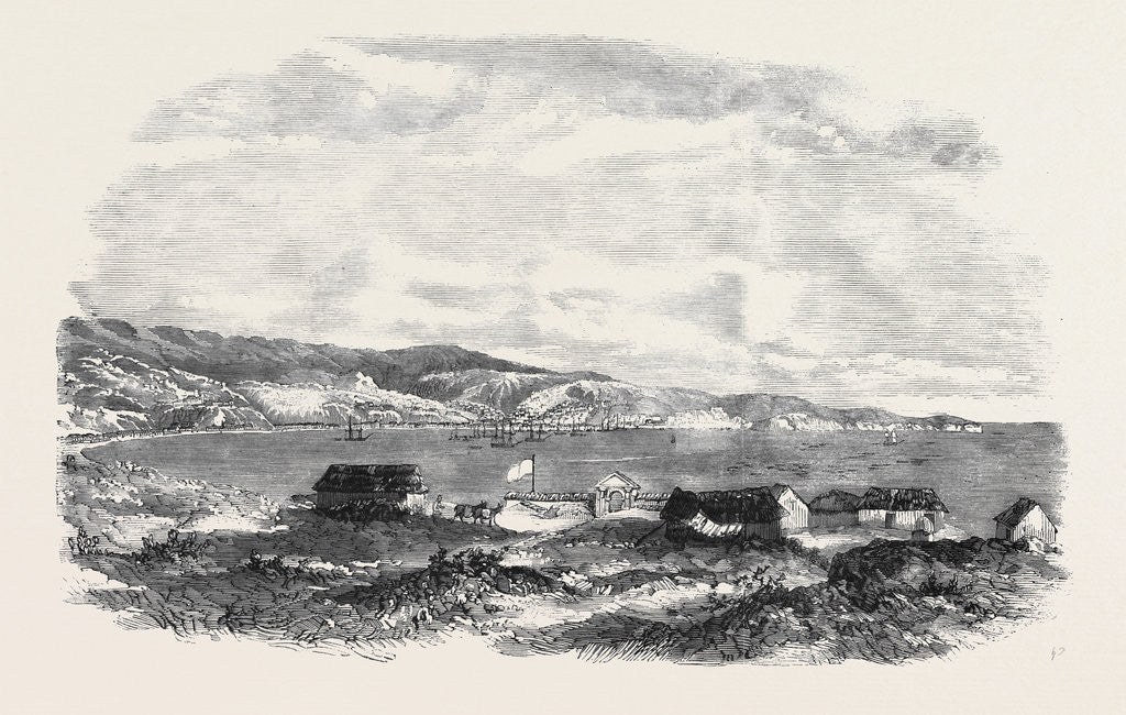 Detail of The Bay of Valparaiso by Anonymous