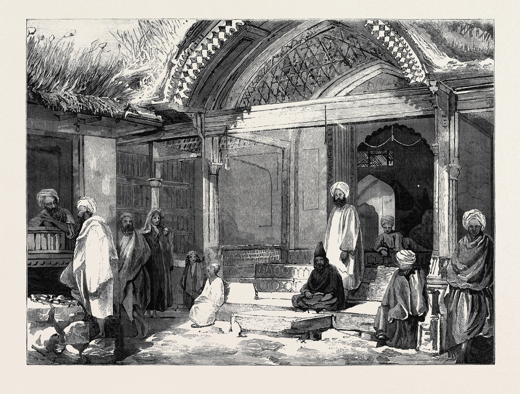 Detail of Entrance to a Mosque Islamabad Cashmere from a Drawing by Mr. W. Carpenter Jun. by Anonymous