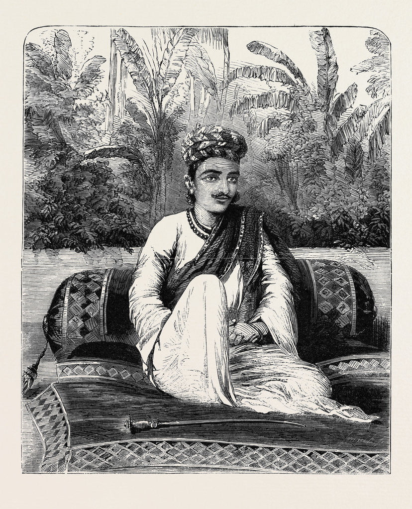 Detail of The Maharajah of Jeypoor by Anonymous
