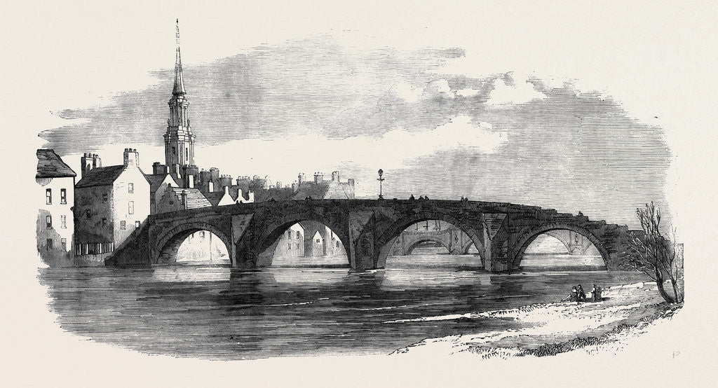 Detail of The Twa Brigs of Ayr the Burns Centenary by Anonymous