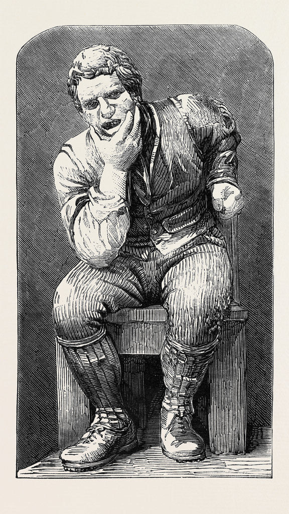 Detail of Toothache from a Figure in Stone by Mr. Anderson the Burns Centenary by Anonymous