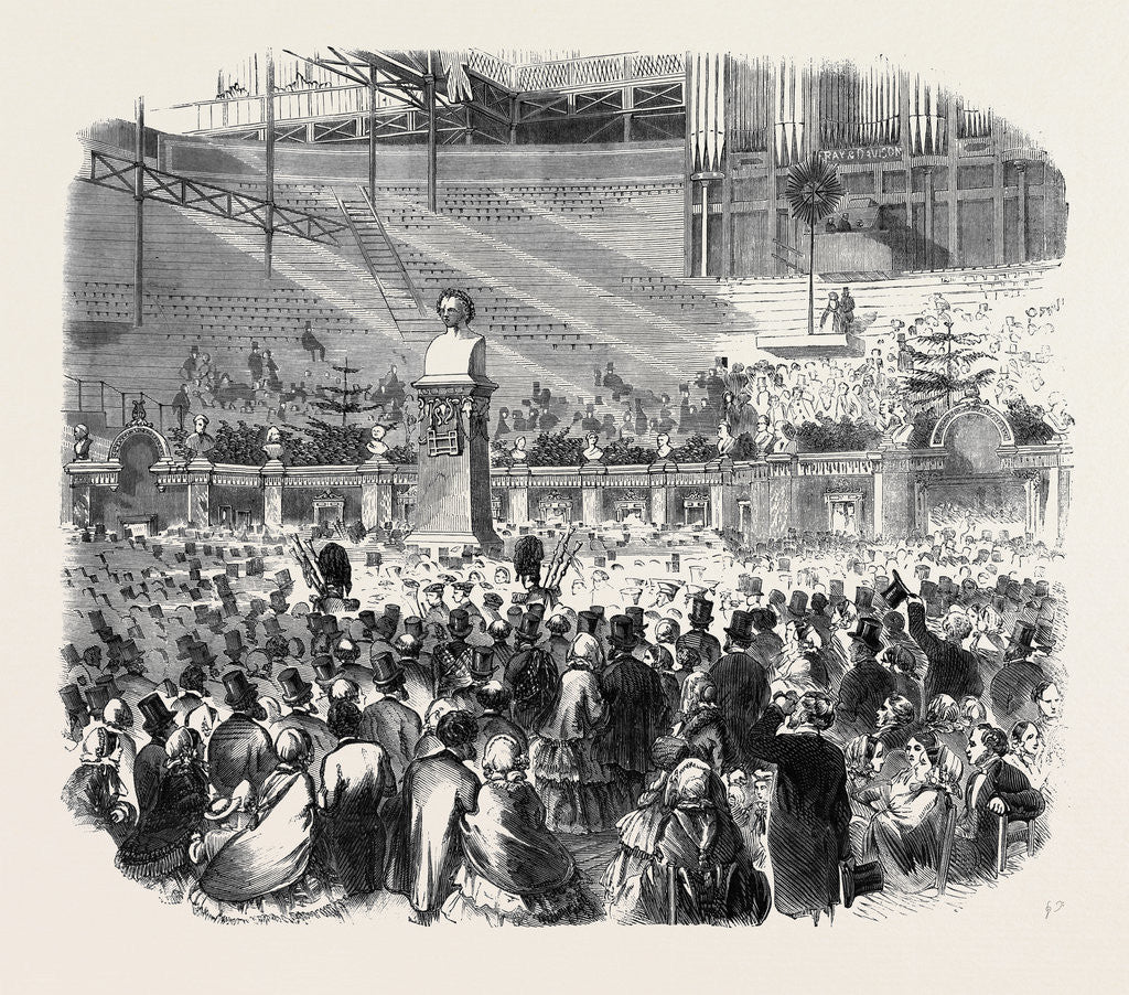 Detail of Festival at the Crystal Palace Sydenham the Burns Centenary by Anonymous