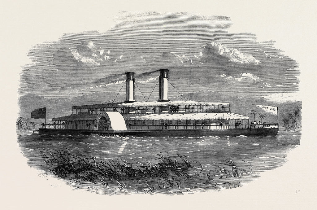 Detail of Indus Steam Flotilla Model Vessel by Anonymous