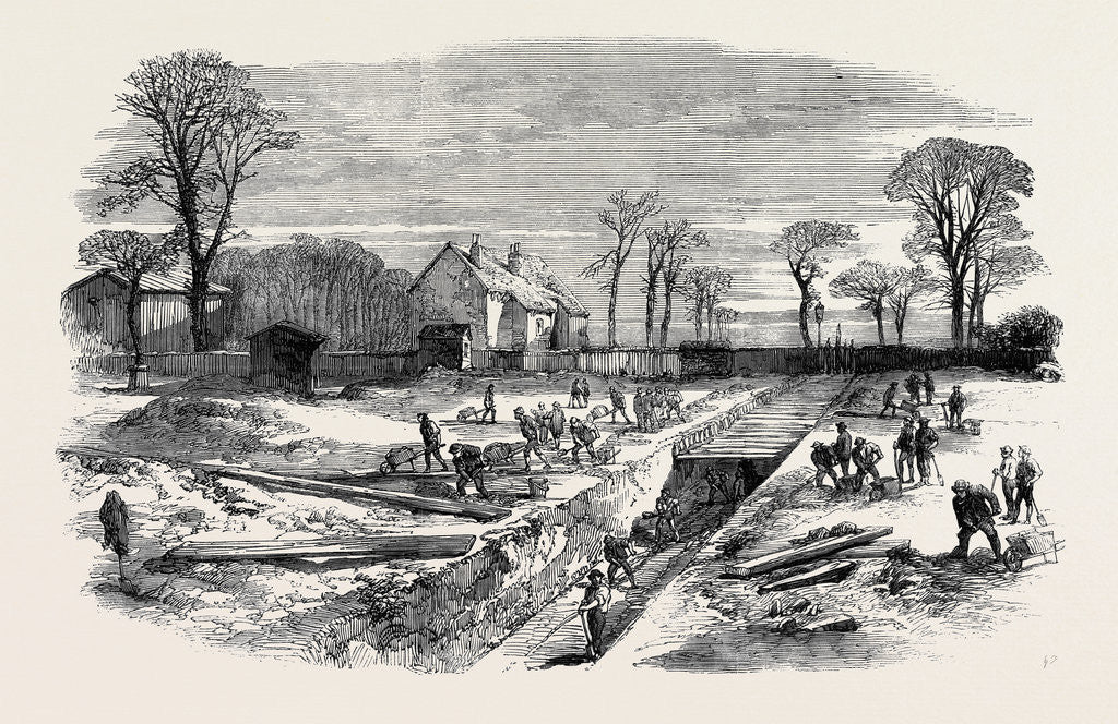 Detail of Commencement of the Metropolitan High-Level Sewer Near the Victoria Park. by Anonymous