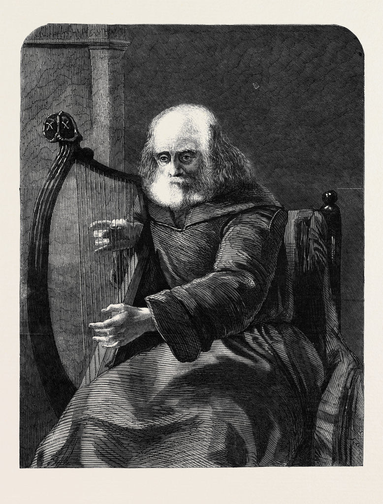Detail of The Lay of the Last Minstrel from a Painting by W.P. Frith R.A. In the Flatou Collection by Anonymous