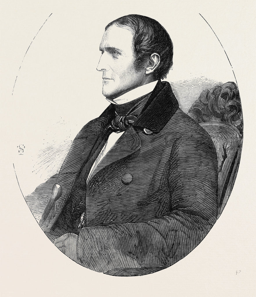 Detail of The Late Mr. Prescott the Historian by Anonymous