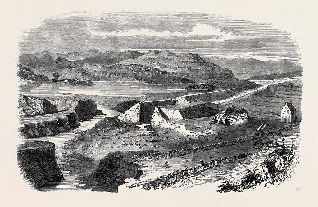 Detail of The Destruction of the Crinan Canal the Canal at Dunardrie Looking East by Anonymous