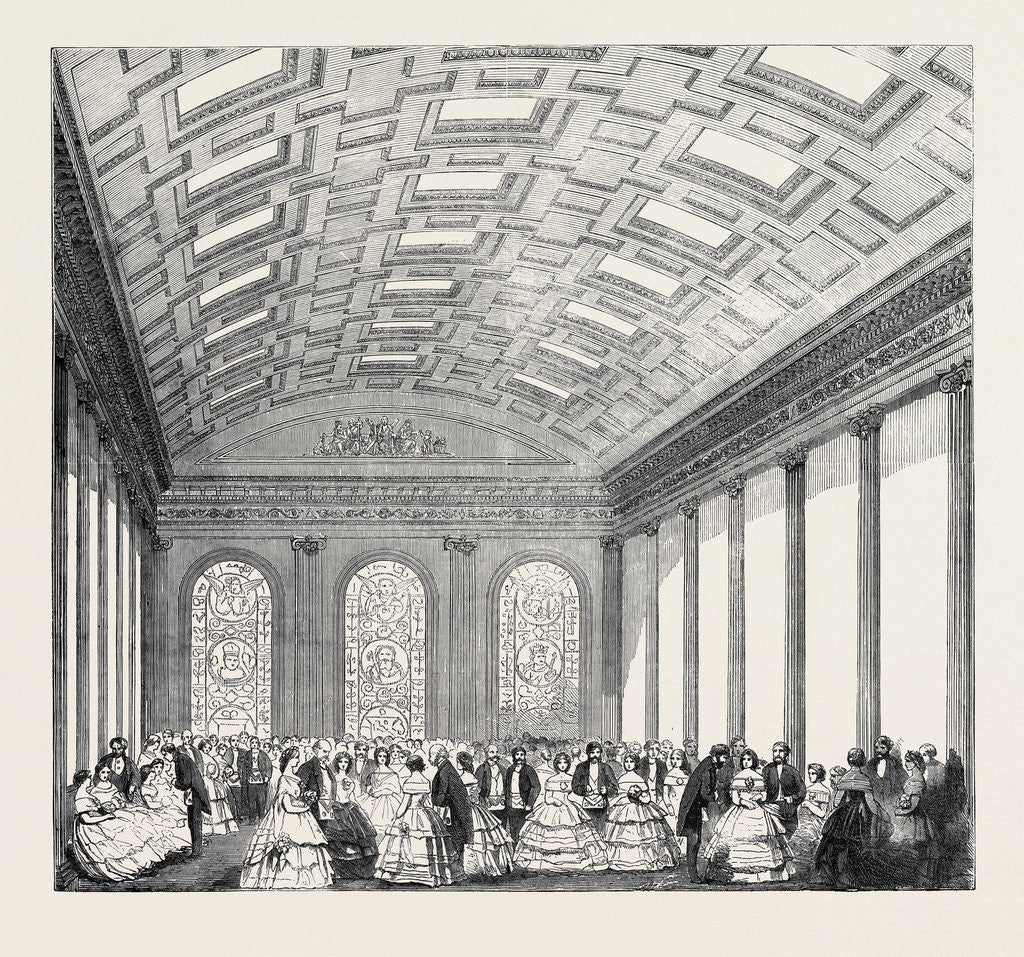 Detail of Opening Ball at the New Masonic Hall Edinburgh by Anonymous
