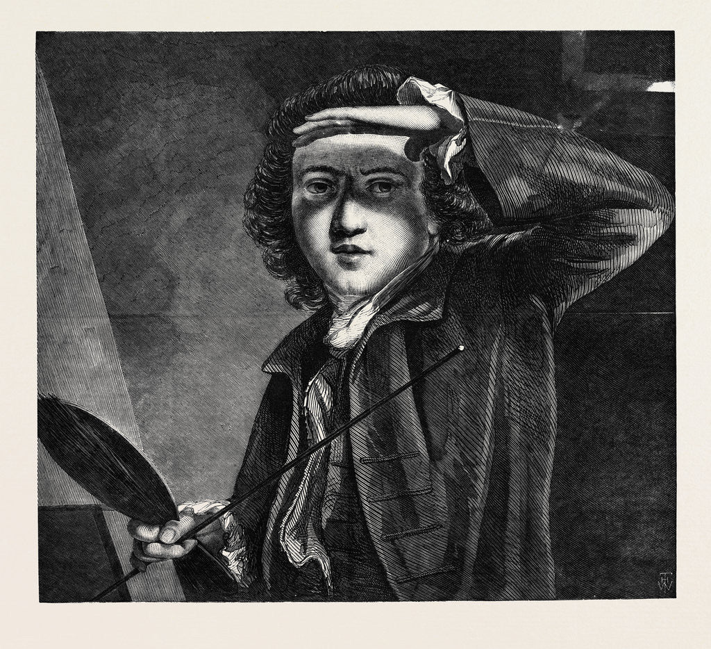 Detail of Sir Joshua Reynolds, at the National Portrait Gallery by Anonymous