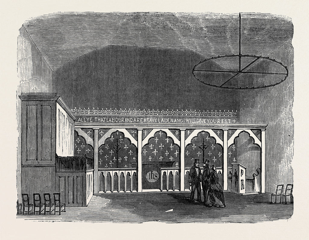 Detail of Chapel in Horseshoe Court Clare Market by Anonymous