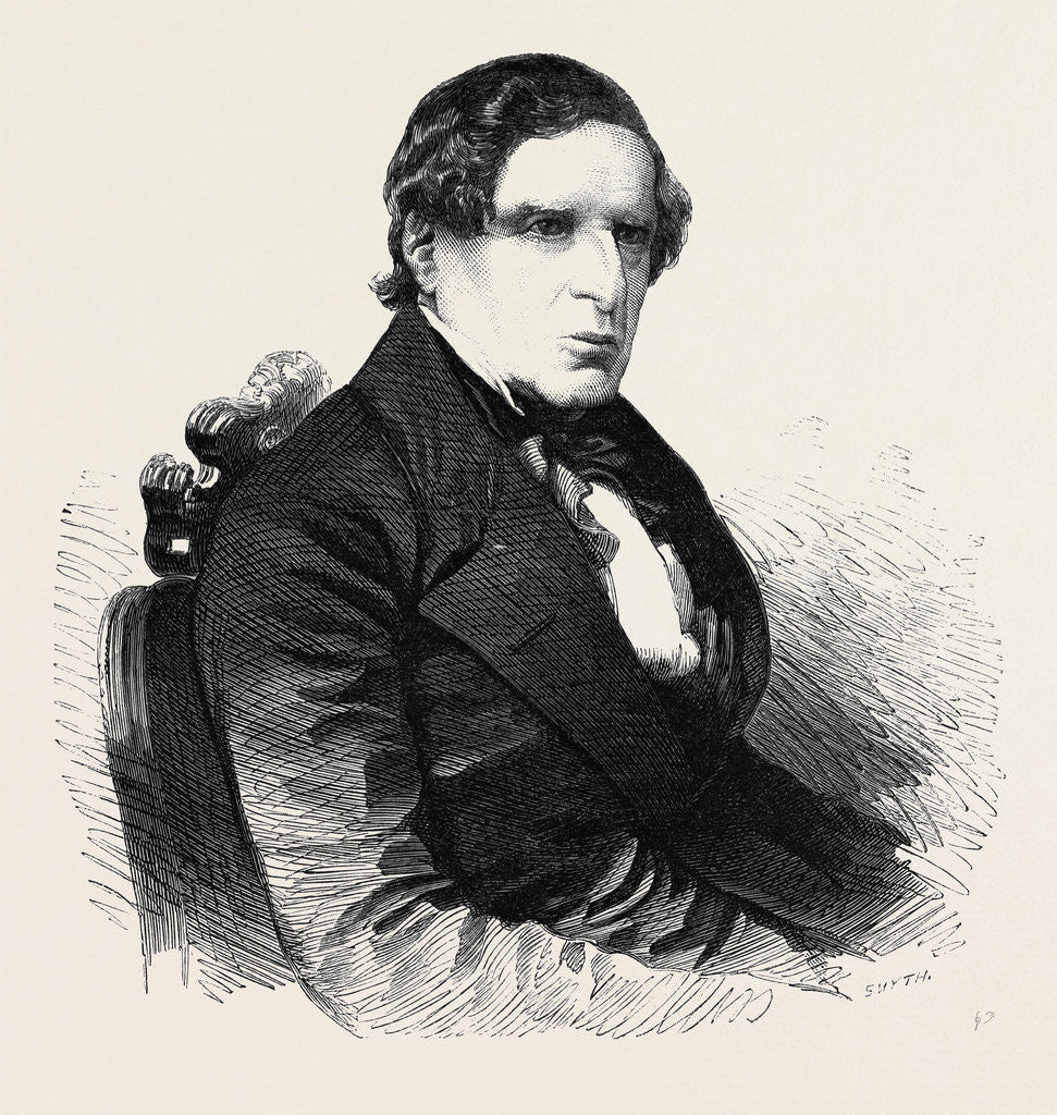 Detail of The Right Hon. Lord Lyndhurst P.C. D.C.L. F.R.S. by Anonymous