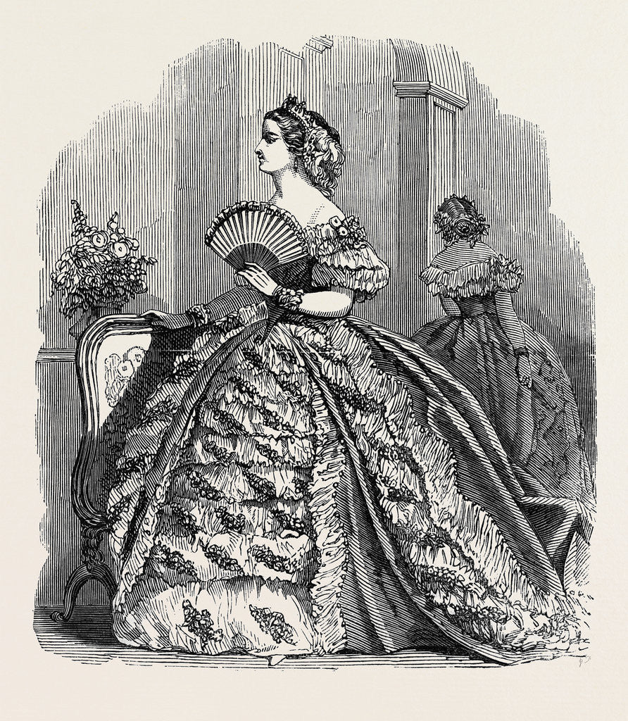 Detail of The Fashions for April by Anonymous