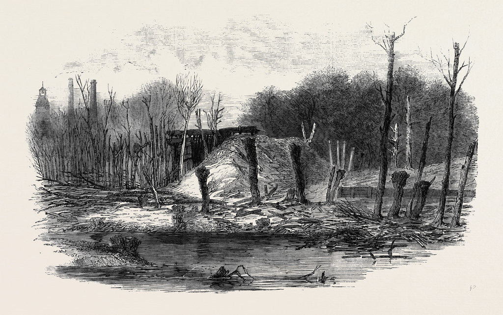 Detail of Scene of the Recent Explosion in Hounslow Powder Mills by Anonymous