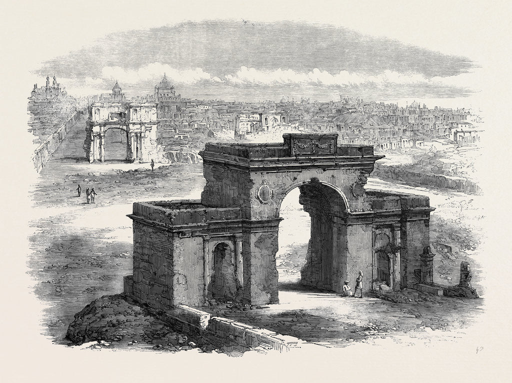 Detail of The Bailey Guard Gate Lucknow by Anonymous