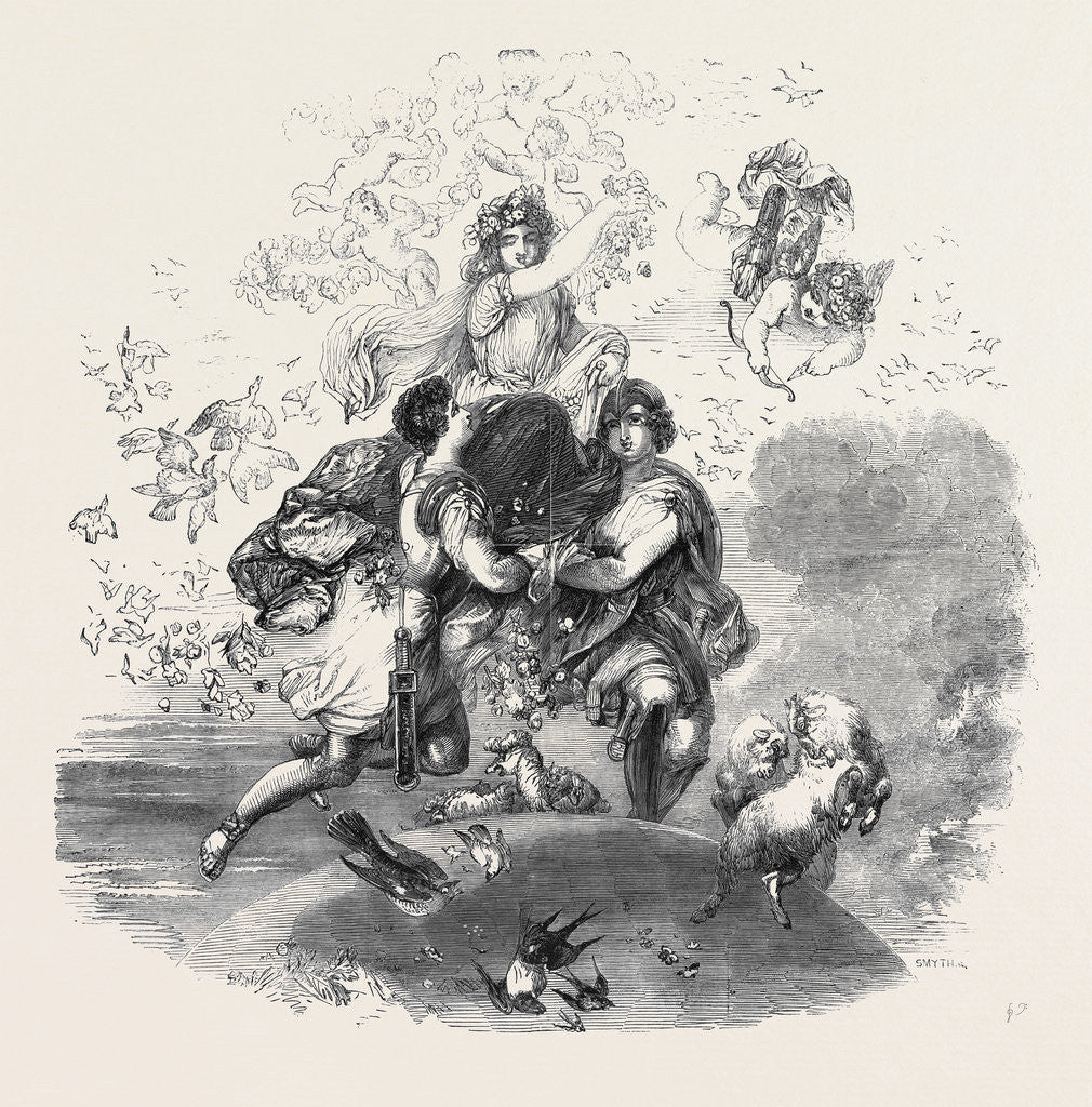 Detail of May an Allegorical Design by Anonymous