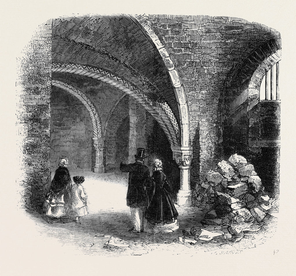 Detail of The Crypt Under Lambe's Chapel Monkwell Street London UK by Anonymous