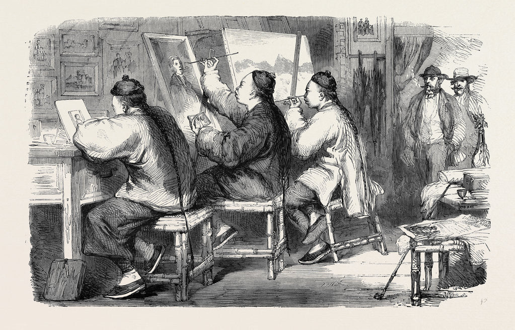 Detail of Chinese Artists China by Anonymous