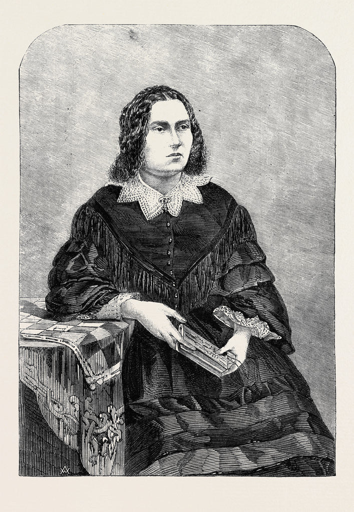Detail of Miss Edith Heraud from a Photograph by J.R. James by Anonymous