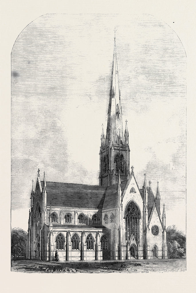 Detail of British Protestant Church in Course of Erection at Nice France by Anonymous