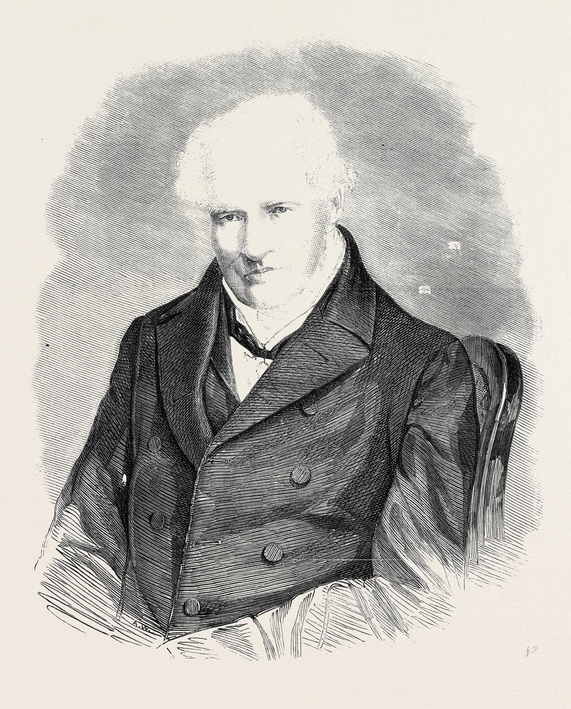 Detail of The Late Baron Alexander Von Humboldt by Anonymous