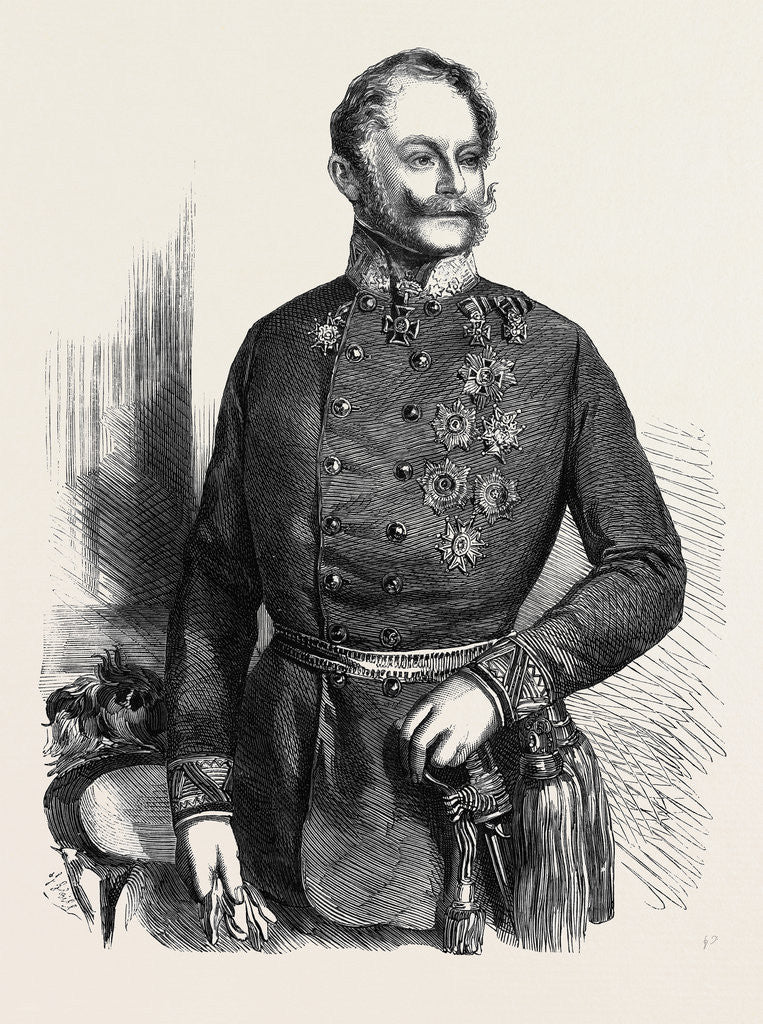 Detail of The War Count Gyulai Commander-in-Chief of the Austrian Army in Italy by Anonymous